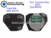 Toyota Tokai Riki 3 Button Hilux Yaris Remote 314.4MHz