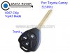 Toyota Camry Remote Key 3 Button 4D67 Chip 315Mhz(Trunk)