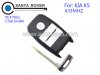 KIA K5 Smart Remote Key Card 3 Button 433Mhz PCF7952 Chip Inside