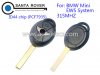 BMW MINI EWS Remote Key 315Mhz 3 Buttons ID44 Chip