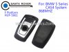 BMW CAS4 System F Platform 5 Series Smart Remote Key Card 3 buttons 868Mhz Silver