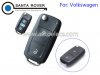 New Volkswagen VW 2 Button Flip Remote Key Case