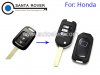 Modified Honda Accord Folding Flip Remote Key Shell Case 3 Button