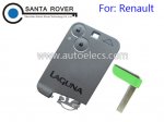 Renault Laguna Smart Card Shell 2 Button With Emergency Key