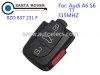 Audi Remote (F) 3+1 Button 8ZO 837 231 F 315Mhz