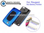 Peugeot 307 407 408 Flip Remote Key 2 Button Drak Blue(No Battery Holder)
