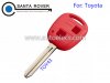 Toyota Corolla Camry Prado RAV4 Remote Key Case Shell Red 2 Button Toy43 Blade