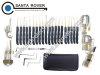 24pcs Lock Pick Set with 5 kinds Transparent Practice Locks