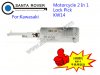 Motorcylce KW14 Lishi 2 in 1 Lock Pick and Decoder For Kawasaki