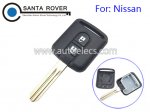 Nissan Navara Pathfinder 2 Button Remote Key Shell Case Big Square