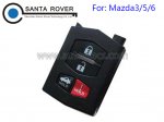 MAZDA M3 M5 M6 CX7 CX9 RX8 Flip Remote Key Case 4 Button