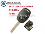 Honda 2 Button Remote Key (Japan) 8E Chip