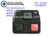 Lexus Remote 3 Button Set 60010 60140 48040 314.4Mhz