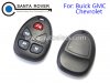 Buick GMC Chevrolet Remote Key Case Cover 3+1 Button