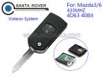 Mazda 3 6 M3 M6 Visteon System 41521 433mhz 2B Flip Remote Key