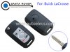 Buick LaCrosse Fllip Folding Remote Key Case 3+1 Button