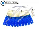 Blue 24pcs Single Hook Lock Pick Set Locksmith Tools Lock Pick Kit