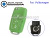 Volkswagen VW remote key shell color case 3B waterproof green