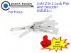 HU101 V.3 Lishi 2 in 1 Lock Pick and Decoder For Focus