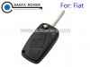 Fiat Punto Ducato Stilo Panda Flip Folding Remote Key Shell 3 Button Black