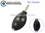 Citroen Sega Flip Remote Key Shell 3 Button