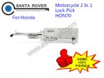 Motorcycle HON70 Lishi 2 in 1 Lock Pick and Decoder For Honda