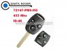 Honda Accord 3 button Remote Key (Euro) 72147-PM0-HO