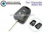 Chevrolet AVEO RV Remote Key Shell Case 3 Button