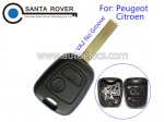 Peugeot 307 Citroen C5 Remote Key Case 2 Button VA2 Blade