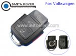 Volkswagen VW Remote Key Case Cover 3+1 Button