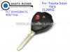 Toyota MOZB41TG Scion Yaris 3 Button Remote Key 312Mhz 4D67 Chip