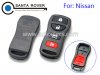 Nissan 350Z Altima Maxima Remote Key Shell Cover 3+1 Button