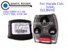 Honda Civic 3+1 Button Remote Set (USA) Valeo S0084-A 1-AB