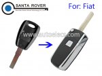 Modified Fiat Stilo Punto Folding Remote Key Shell Case 1 Button Black