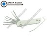 New HAOSHI Foldable Knife Opener For Door Locksmith Tool LockPick Set white