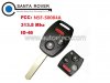 Honda Civic 2+1 Button Remote Key(USA) N5F-S0084A