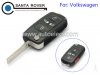 Volkswagen VW Folding Remote Key 4+1 Button
