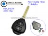 Toyota Hilux 2 Button Remote Key 314.4Mhz 4D67 Chip