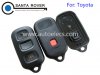 Toyota 4 Runner Remote Key Cover Case 3+1 Button FCC IDELVATDD