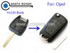 Opel Corsa Astra Kadett Monza Montana Flip Remote Key Case Shell 3 Button HU100 Blade