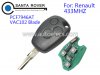 Renault Clio Kangoo Master Remote Key 3 Button PCF7946AT VAC102 Blade 433Mhz