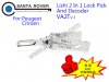 VA2T V.3 Lishi 2 in 1 Lock Pick and Decoder For Peugeot Citroen