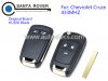 Chevrolet Cruze 3 Button Flip Remote Key 433Mhz Original Board