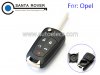 Vauxhall Opel Astra Vectra Corsa Signum Flip Remote Key Shell Case 4+1 Buttons