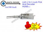 HU66 V.3 Lishi 2 in 1 Lock Pick and Decoder For VW Audi