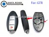 GTR Smart Remote Key Shell Case 2+1 Button With Slot