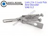 Lifter VA6 V.2 Lishi 2 in 1 Lock Pick and Decoder For Renault