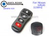 Nissan Infiniti 4 Button Keyless Entry Remote 315Mhz - SIEMENS VDO
