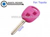 Toyota Corolla Camry Prado RAV4 Remote Key Case Shell Deep Pink 2 Button Toy43 Blade