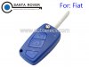Fiat Punto Ducato Stilo Panda Flip Folding Remote Key Shell 3 Button Blue